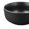 Matte Black Stoneware Bowl, 21.1 oz