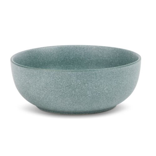 Green Stoneware Bowl, 30 oz